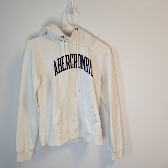 Abercrombie & Fitch Small White Hoodie - Picture 1 of 3